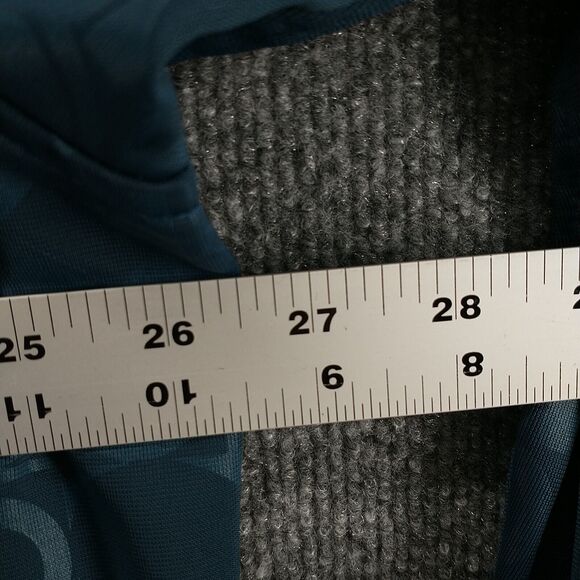 Sean John Men's Full Zip Bomber Jacket Blue XXL 2XL Geometric Zip Sleeve - Picture 16 of 16